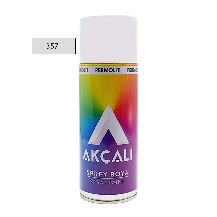AKÇALI SPREY BOYA 357 METALIK GRI 400 ML